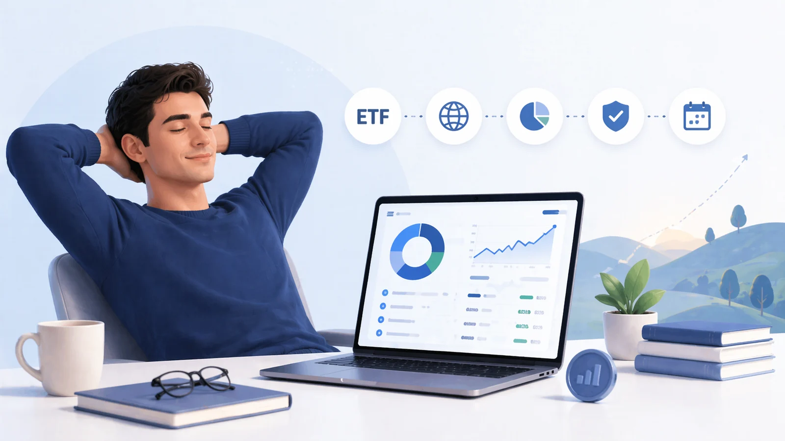 Imagen destacada de la guía Qué broker elegir si solo quieres comprar ETF y llevar una cartera pasiva simple